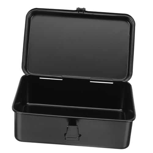 BESTonZON Kastenblatt Kleiner Werkzeugkasten Aus Metall Schwere Werkzeugkiste Werkzeugkasten Aus Metall Mit Schloss Reise-aufbewahrungsbox Werkzeugbehälter Eisen Kosmetik Kleinteilekiste BESTonZON Kastenblatt Kleiner Werkzeugkasten Aus Metall Schwere Werkzeugkiste Werkzeugkasten Aus Metall Mit Schloss Reise-aufbewahrungsbox Werkzeugbehälter Eisen Kosmetik Kleinteilekiste von BESTonZON