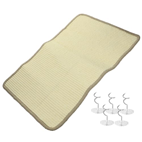 BESTonZON Katzenkratzmatte Horizontale Kratzfläche Für Katzen Langlebig Und Schützt Teppiche Und Möbel Multifunktionale Und Schlafmatte Für Heimkatzen von BESTonZON