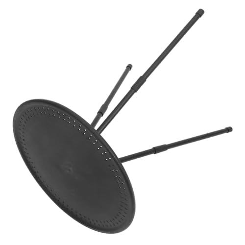 BESTonZON Kleiner Runder Campingtisch Faltbar Verstellbar Stabiles Outdoor Couchtisch für Picknick Grillen Strandfest und Zuhause von BESTonZON
