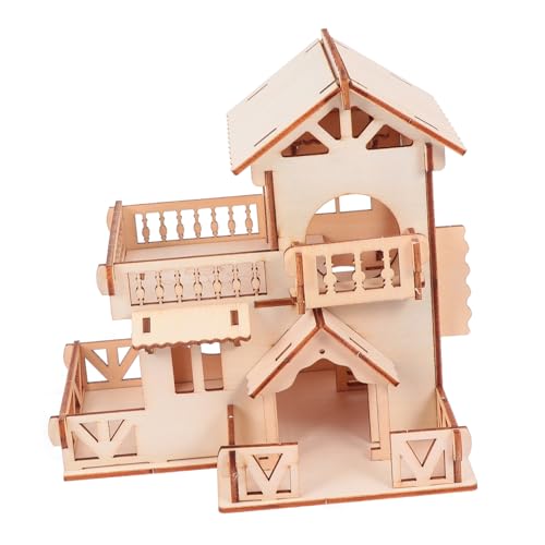 BESTonZON Kleines Hamsterhaus aus Holz Zweistöckiges mit Versteck und Treppe für Zwerghamster Langlebiges Nagetier Spielhaus für zusätzliche Bewegung und Wohlbefinden Kleiner Haustiere BESTonZON Kleines Hamsterhaus aus Holz Zweistöckiges mit Versteck und Treppe für Zwerghamster Langlebiges Nagetier Spielhaus für zusätzliche Bewegung und Wohlbefinden Kleiner Haustiere von BESTonZON