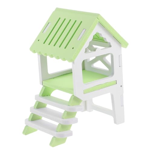 BESTonZON Kleintierversteck aus PVC mit Leiter Vielseitiges Hamster und Meerschweinchenhäuschen Gemütliches Versteck Spiel und Ruheplatz für Kleine Nager und Zwergkaninchen Grün BESTonZON Kleintierversteck aus PVC mit Leiter Vielseitiges Hamster und Meerschweinchenhäuschen Gemütliches Versteck Spiel und Ruheplatz für Kleine Nager und Zwergkaninchen Grün von BESTonZON