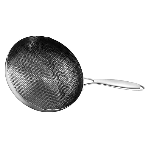 BESTonZON Kochgeschirr Pfanne Wabenbratpfanne Waben-wok Mit Griffen Induktions-wok Restaurant-bratpfanne Bratpfanne Unter Rühren Anbraten Küchenzubehör 26c Rostfreier Stahl Haushalt China BESTonZON Kochgeschirr Pfanne Wabenbratpfanne Waben-wok Mit Griffen Induktions-wok Restaurant-bratpfanne Bratpfanne Unter Rühren Anbraten Küchenzubehör 26c Rostfreier Stahl Haushalt China von BESTonZON