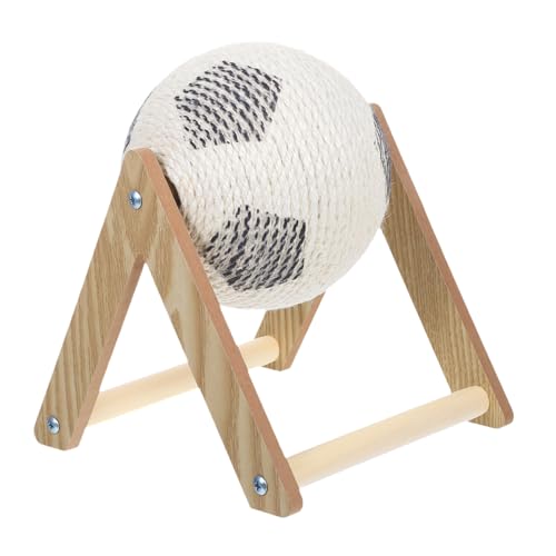 BESTonZON Kratzball aus Natürlichem Sisal für Katzen Interaktives zur Krallenpflege Drehbares Übungsrad für Kleine Katzen und Langlebig Stilvolles Accessoire für Zuhause BESTonZON Kratzball aus Natürlichem Sisal für Katzen Interaktives zur Krallenpflege Drehbares Übungsrad für Kleine Katzen und Langlebig Stilvolles Accessoire für Zuhause von BESTonZON