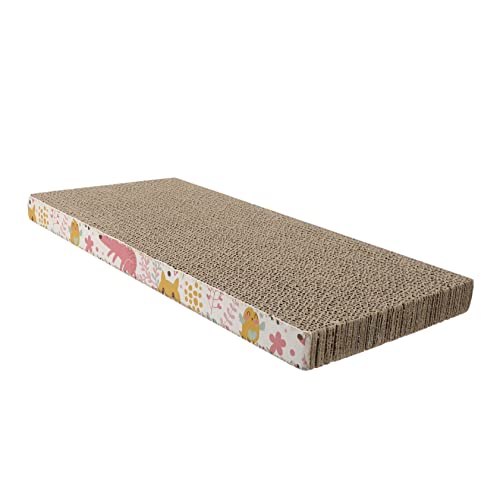 BESTonZON Kratzbrett Katze aus Hochdichter Wellpappe Schadstofffrei Robustes Kratzspielzeug für Katzen und Kätzchen Schützt Möbel vor Kratzschäden mit Dekorativen Applikationen Langlebiges BESTonZON Kratzbrett Katze aus Hochdichter Wellpappe Schadstofffrei Robustes Kratzspielzeug für Katzen und Kätzchen Schützt Möbel vor Kratzschäden mit Dekorativen Applikationen Langlebiges von BESTonZON