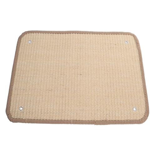 BESTonZON Kratzmatte aus Robustem Sisal mit Selbstklebender Rückseite Wandbefestigtes Katzenkratzbrett Schützend für Sofa und Möbel Langlebiges Katzenzubehör für Indoor Katzen von BESTonZON