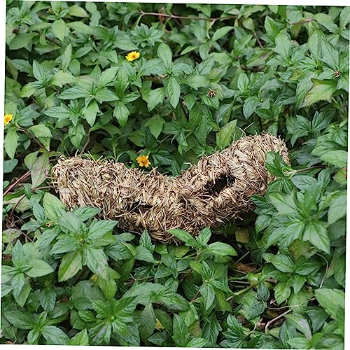 BESTonZON Kreatives Hamster Nest aus Strapazierfähigem Naturstroh Tunnel Form Dekoratives Kleintier Versteckspielzeug für Hamster Meerschweinchen und Kleine Nagetiere Langlebig und BESTonZON Kreatives Hamster Nest aus Strapazierfähigem Naturstroh Tunnel Form Dekoratives Kleintier Versteckspielzeug für Hamster Meerschweinchen und Kleine Nagetiere Langlebig und von BESTonZON