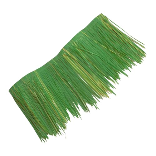 BESTonZON Künstliches Reetdach Lebensechte Simulation Strohdachrolle Wetterfest für Garten und Ferienhaus Dekoration Pflegeleicht und Formstabil von BESTonZON