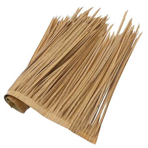BESTonZON Künstliches Strohdach Feuerschutz Simuliertes Reetdach für Garten Terrasse und Balkon Leicht Installieren für DIY Dekoration und Sommeratmosphäre von BESTonZON