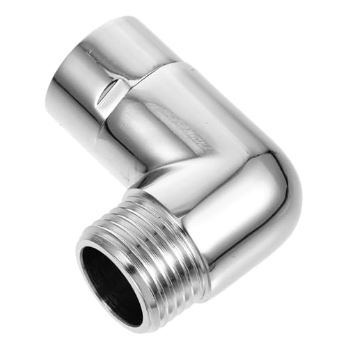 BESTonZON Kupfer Duschkopf Adapter Drehbar Langlebiger Wasserhahn Gelenkverbinder für Badarmaturen Elektropoliert Kompatibel mit Brauseschlauch und Mischbatterie Praktisches Reparaturset von BESTonZON