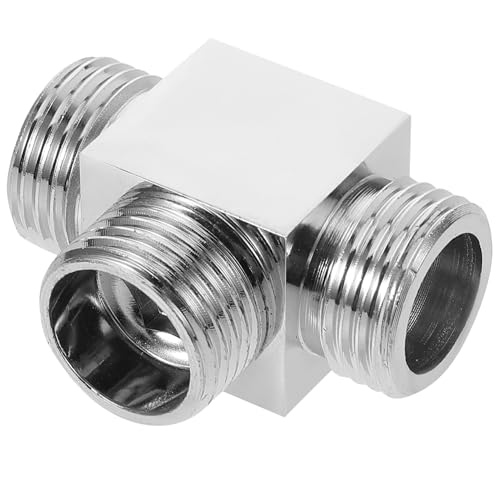 BESTonZON Kupfer Wasserverteiler Waschmaschinenanschluss Langlebiger Wasserhahn Adapter mit Dichtem Gewinde für Wasserleitungen Sicherer und Auslaufsicherer Anschluss von BESTonZON