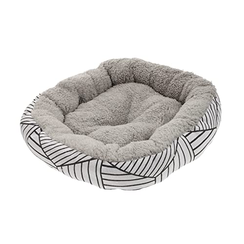 BESTonZON Kuscheliges Haustierbett aus Lammfell Katzen und Hundebett Tragbares Warmes Nest für Kleine Hunde und Katzen für Chihuahua Yorkshire Terrier und Durchmesser von BESTonZON