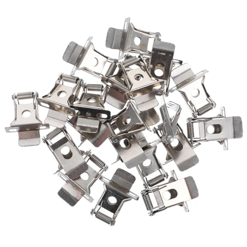 BESTonZON LED-Zubehör 20St Leichte Befestigungsfederclips LED-Clips Befestigungsklammern für Deckenleuchte Einbauleuchten Clips Downlight-Nachrüstclips ersetzen Panel-Licht Deckenlampe von BESTonZON