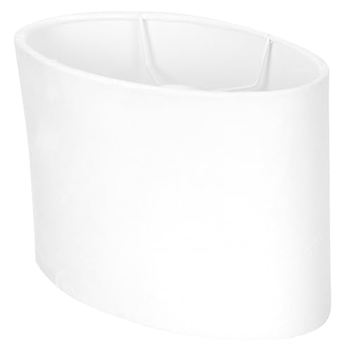 BESTonZON Lampenschirm aus Stoff E14 Lampenschirm tauschen e27 birne Leuchte Schreibtischlampenschirme aus Stoff Lampenschirm für Hotels Rechteck Stehlampe Samtstoff Wandlampe von BESTonZON