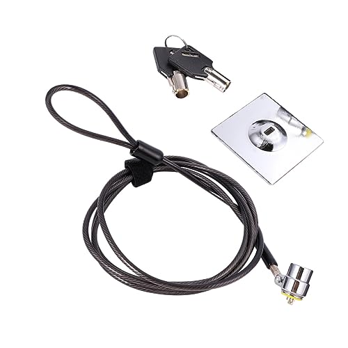 BESTonZON Laptop-Diebstahls icherung USB-Verlängerungskabel Tablet-Lock-Kabel zinkleimverband Schloss für Notebook-Computer Laptopschloss aus Zinklegierung Rechner Tablette Stahlkabel von BESTonZON