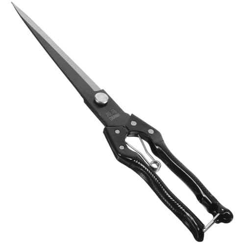 BESTonZON Manuelle Schafschere Carbonstahl Langlebig Scharf Verschleißfester Griff Vielseitig für Schafe Kühe und Effizientes Scheren Großer Wollflächen Komfortable Tierpflegeschere von BESTonZON