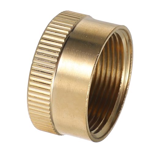 BESTonZON Massive Messing Gasflaschen Kappe Lb Flüssiggas Tank Schutzkappe Versiegelt Camping BBQ Heizgeräte Ersatzdeckel für Vielseitige Gasbehälter und Outdoor Anwendungen von BESTonZON