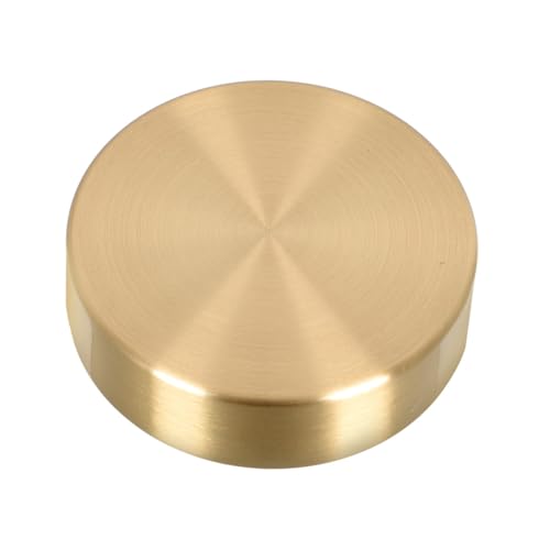 BESTonZON Massiver Messing Calligraphy Paperweight Rund Langlebiger Schreibpapierbeschwerer für Büro und Kalligrafie Kompakt Tragbar Korrosionsbeständig Edles Antikes Design von BESTonZON