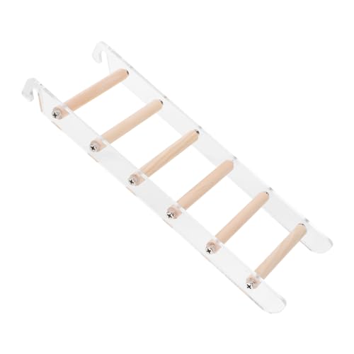 BESTonZON Mehrschichtige Vogel und Hamsterleiter aus Robustem Material Sicheres Kletterspielzeug für Wellensittiche Papageien Hamster Multifunktional für Käfige und Volieren Geeignet von BESTonZON