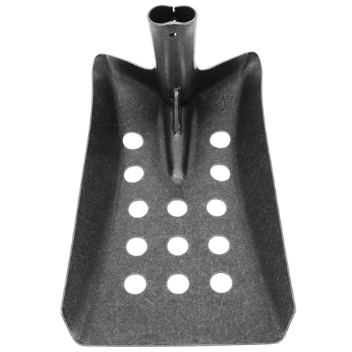 BESTonZON Mehrzweck Manganstahl Metallschaufel mit Löchern zur Effizienten Reinigung von Abflüssen Gräben und Kanalisation Robuste Sandsieb Schaufel für Garten und Außenbereich Vielseitiges von BESTonZON