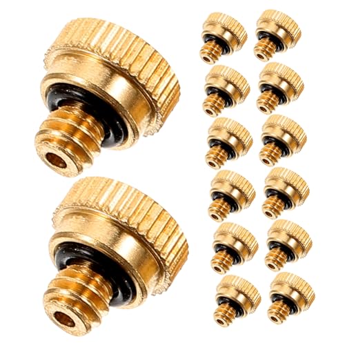 BESTonZON Messingdüse Nebeldüse Beschlagen Sprühgerät bleifreie Düsen Düse für Kühlsystem Golden von BESTonZON