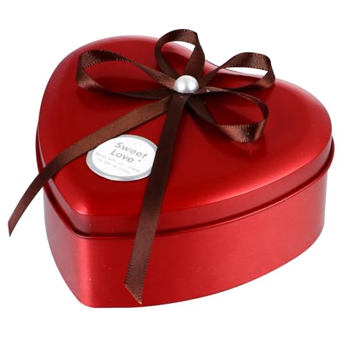 BESTonZON Metalldose Herz Dose mit Deckel Herzdose Metall Keksdose Hochzeit Geschenkbox Weihnachtsdosen Weihnachten Geschenkdose Teedosen Gebäckdose Leere Blechdosen Vorratsdose Blech Dosen BESTonZON Metalldose Herz Dose mit Deckel Herzdose Metall Keksdose Hochzeit Geschenkbox Weihnachtsdosen Weihnachten Geschenkdose Teedosen Gebäckdose Leere Blechdosen Vorratsdose Blech Dosen von BESTonZON