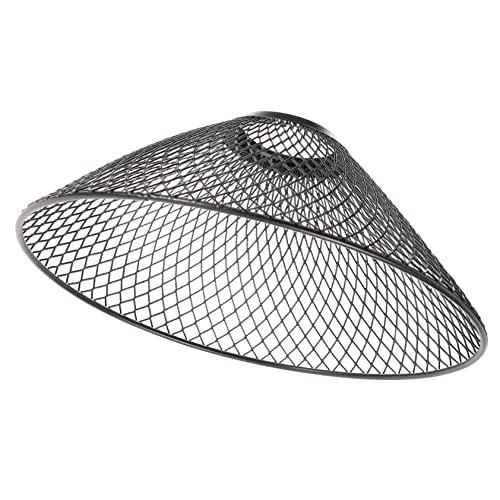 BESTonZON Metalldraht Lampenschirm für Pendelleuchten Robuster und Dekorativer Lampenabdeckung für Wohnräume und Cafés von BESTonZON
