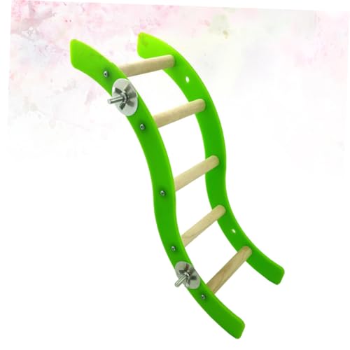 BESTonZON Mini Acryl Kletterleiter für Haustiere in Wellenform Buntes für Hamster Meerschweinchen und Papageien Robust und Leicht zu Reinigen für Kleintiergehege und Interaktives von BESTonZON