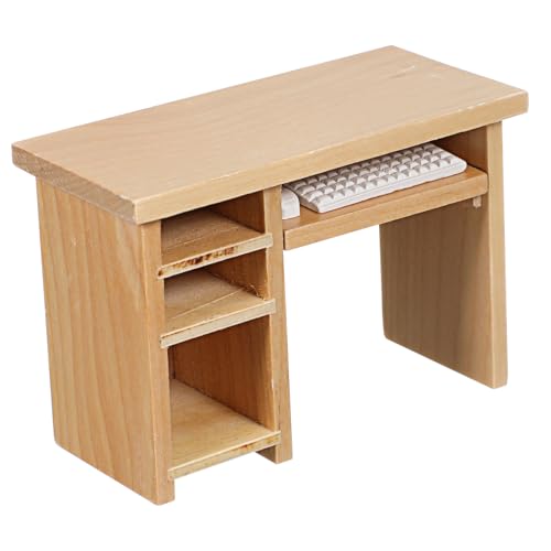 BESTonZON Miniatur Computer Schreibtisch Möbel Mit Und Dekoration Für Mini Häuser Simulation Für Projekte BESTonZON Miniatur Computer Schreibtisch Möbel Mit Und Dekoration Für Mini Häuser Simulation Für Projekte von BESTonZON