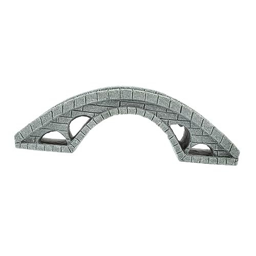 BESTonZON Miniatur Steinbogenbrücke Aquarium Deko Fischteich Landschaftsornament Garten Dekoration Figuren Mikrolandschaft für Innen und Außen von BESTonZON
