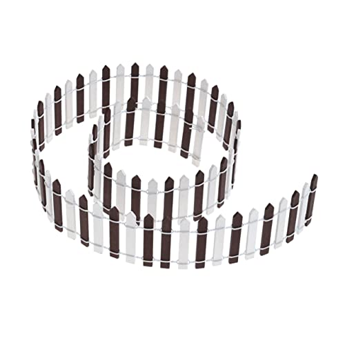 BESTonZON Miniaturzaun für Feengärten Farben Zaun Kaffee und Weiß DIY Dekoration für Bonsai und Mini Häuser Flexibel und Realistisch Gestaltet für Kreative BESTonZON Miniaturzaun für Feengärten Farben Zaun Kaffee und Weiß DIY Dekoration für Bonsai und Mini Häuser Flexibel und Realistisch Gestaltet für Kreative von BESTonZON