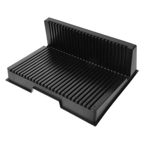 BESTonZON -Modellständer Kunststoffregal Aufbewahrungsregal Modellteile Sortierer Modellteile Regal für Kunststoffteile DIY-Modell-Regalständer Plastik Black von BESTonZON