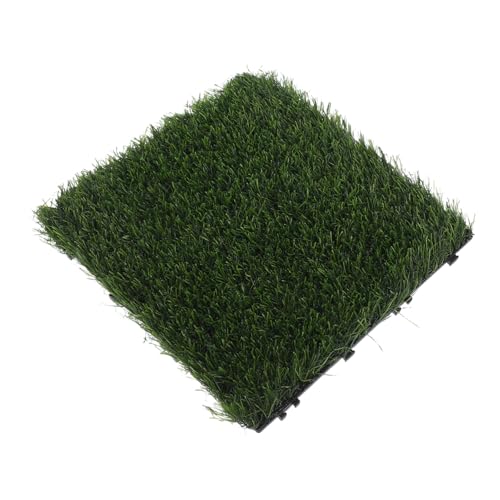 BESTonZON Movable Interlocking Fake Grass Carpet Square Fliesen Für Außenbereich Balkon Terrasse Realistischer Imitation Grass Rug Bodenbelag Einfach Zu Montieren Wiederverwendbar Und BESTonZON Movable Interlocking Fake Grass Carpet Square Fliesen Für Außenbereich Balkon Terrasse Realistischer Imitation Grass Rug Bodenbelag Einfach Zu Montieren Wiederverwendbar Und von BESTonZON