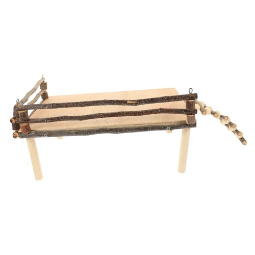 BESTonZON Multifunktionale Hamster Spielplattform aus Holz mit Kletterleiter Sichere Kleintier Holzplattform für Hamster und Zwerghamster Fördert Bewegung und Beschäftigung im Käfig BESTonZON Multifunktionale Hamster Spielplattform aus Holz mit Kletterleiter Sichere Kleintier Holzplattform für Hamster und Zwerghamster Fördert Bewegung und Beschäftigung im Käfig von BESTonZON