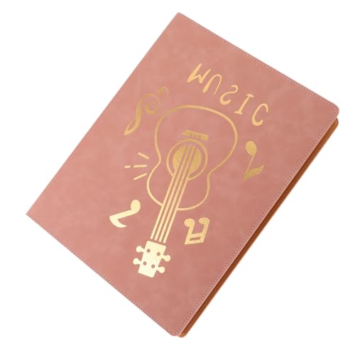 BESTonZON Musiknotenhalter Notenmappe mit Transparenten Innenseiten Stoßfester Klavierpartitur Ordner für Musiker und Schüler Praktischer Schutz und Einfache Blätterorganisation von BESTonZON