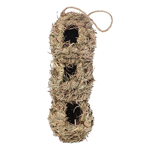 BESTonZON Natürliches Handgefertigtes Geflochtenes Vogelnest für Kleine Vögel Langlebiges Strohmaterial mit DREI Sitzlöchern Komfortables Nest für Wellensittiche und Andere Haustier Vögel BESTonZON Natürliches Handgefertigtes Geflochtenes Vogelnest für Kleine Vögel Langlebiges Strohmaterial mit DREI Sitzlöchern Komfortables Nest für Wellensittiche und Andere Haustier Vögel von BESTonZON