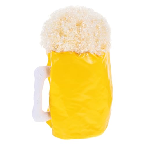 BESTonZON Niedliche Haustier Kostümkappe Bierkrug Design aus Weichem Plüsch Atmungsaktive Katzen und Hundekopfbedeckung für Warme Cosplay Partyaccessoires und Fotoshootings BESTonZON Niedliche Haustier Kostümkappe Bierkrug Design aus Weichem Plüsch Atmungsaktive Katzen und Hundekopfbedeckung für Warme Cosplay Partyaccessoires und Fotoshootings von BESTonZON
