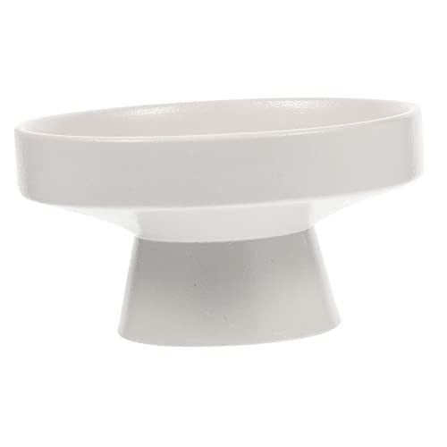 BESTonZON Multifunktionales Obsttablett Keramik Mit Hohem Fuß Eleganter Servierteller Für Snacks Und Desserts Robust Und Langlebig Weißes Design Für Esstische Und Dekoration BESTonZON Multifunktionales Obsttablett Keramik Mit Hohem Fuß Eleganter Servierteller Für Snacks Und Desserts Robust Und Langlebig Weißes Design Für Esstische Und Dekoration von BESTonZON