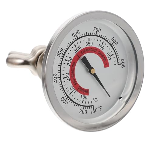 BESTonZON Ofenthermometer Bimetall Temperaturanzeige Schnelle Reaktion Leicht und Kratzfrei Für Grill Backofen Bbq und Küche von BESTonZON
