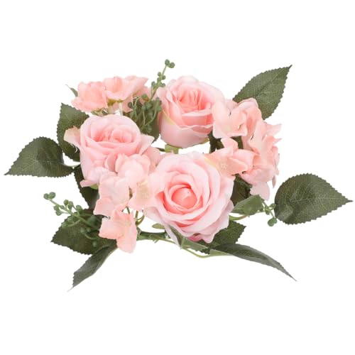 BESTonZON Kerzenringe Für Die Hochzeit, Rosa Hochzeitskerzenring Ostern Kerzenringe Rose Eukalyptus Kerzenkranz Frühlingskranz Osterkranz Kerzen Kranz Ringe Hochzeit Rosa Hochzeitskranzdekoration BESTonZON Kerzenringe Für Die Hochzeit, Rosa Hochzeitskerzenring Ostern Kerzenringe Rose Eukalyptus Kerzenkranz Frühlingskranz Osterkranz Kerzen Kranz Ringe Hochzeit Rosa Hochzeitskranzdekoration von BESTonZON