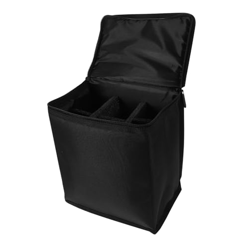 BESTonZON Outdoor Camping Gaskartuschen Tasche Faltbar Robust Canvas Gaskocher Gasbehälter Aufbewahrung für Camping Wandern Picknick Multifunktional Sicher von BESTonZON