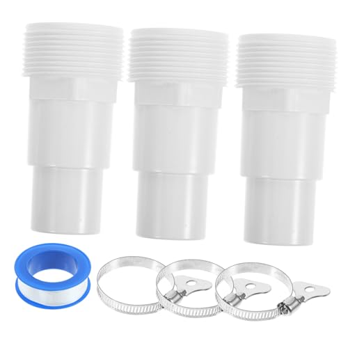 BESTonZON Pool Schlauchadapter Teilig Langlebiger Poolpumpen Schlauchverbinder Einfache ohne Kompatibel mit Filterpumpen Vielseitiger Ersatz für Poolfilter und Vorfilter von BESTonZON