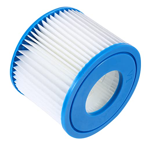 BESTonZON Professioneller Swimmingpool Ersatzfilterkartusche Kompatibel mit Intex Langlebiger Waschbarer Wasserreinigungsfilter Himmelblau Wiederverwendbar für Aufstellpool und Spa von BESTonZON