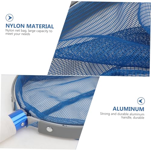 BESTonZON Professionelles Pool Kescher Netz mit Stabilem Aluminiumgriff Feines Feinmaschiges Mesh Vielseitig für Schwimmbecken Teiche und Aquarien Langlebig und Einfach zu Handhaben von BESTonZON