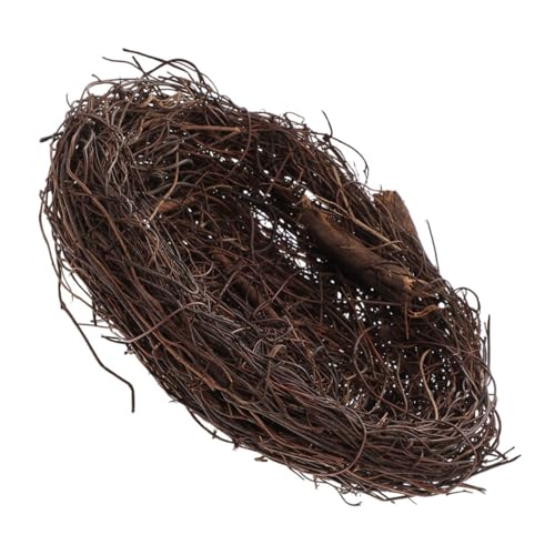 BESTonZON Rattan Vogelnest Deko Handgefertigt Natürliches Design zum Aufhängen Vielseitig für Innen und Außen Wohnzimmer Schlafzimmer Büro Party Ornamente von BESTonZON
