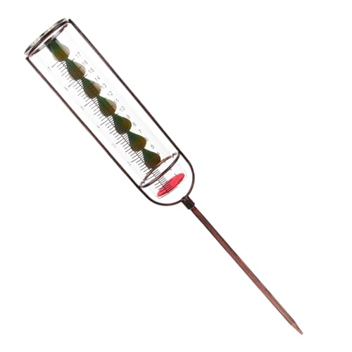BESTonZON Regenmesser Ersatzrohr Glas Messrohr mit für Außenbereich Garten und Stabiles Langlebiges Regenmessgerät mit Dichtungsscheibe Präzise Niederschlagsmessung für Grünflächen BESTonZON Regenmesser Ersatzrohr Glas Messrohr mit für Außenbereich Garten und Stabiles Langlebiges Regenmessgerät mit Dichtungsscheibe Präzise Niederschlagsmessung für Grünflächen von BESTonZON