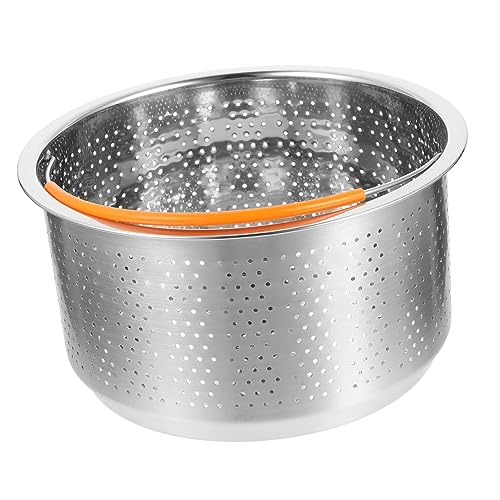 BESTonZON Dampfgarer Einsatz Aus Edelstahl Robuster Dampfeinsatz Für Gleichmäßiges Dämpfen Von Gemüse Reis Und Eiern Multifunktionale Dampfkorb Für Haushalt Und Gastronomie Leicht Zu von BESTonZON