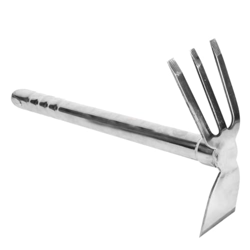 BESTonZON Robuste Gartenhacke aus Handgerät zum Jäten Umgraben und Unkrautentfernung Langlebiges Gartentool für Hobbygärtner und Gemüseanbau Rostfrei und Ergonomisch Gestaltet von BESTonZON