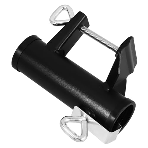 BESTonZON Robuste Sonnenschirmhalterung Klemme mit Verstellbarem Halter für Garten Balkon Terrasse Stabiler Outdoor Schirmclip Einfache Befestigung Windfeste Sonnenschirmbefestigung Schwarz von BESTonZON