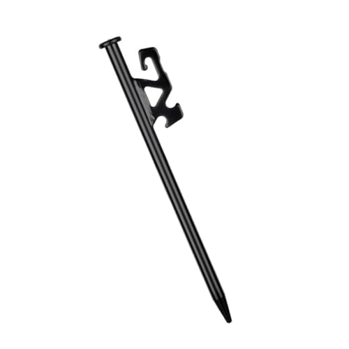 BESTonZON Robuster Zelthering aus Stahl Schwarz Langlebiger Erdanker für Campingzelt Pavillon und Outdoor Wetterfest und Sturmsicher für Festen Halt bei Wind und Sturm BESTonZON Robuster Zelthering aus Stahl Schwarz Langlebiger Erdanker für Campingzelt Pavillon und Outdoor Wetterfest und Sturmsicher für Festen Halt bei Wind und Sturm von BESTonZON