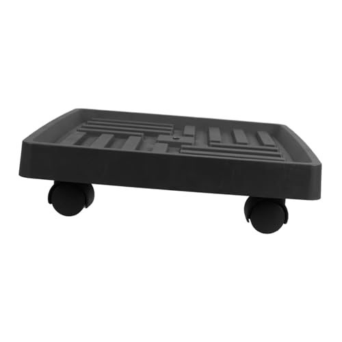 BESTonZON Rollender Pflanzenhalter mit Rädern Praktischer Pflanzteller für Töpfe Schwarz für Drinnen und Draußen Einfach zu Reinigen und Wiederverwendbar für Garten und Balkon BESTonZON Rollender Pflanzenhalter mit Rädern Praktischer Pflanzteller für Töpfe Schwarz für Drinnen und Draußen Einfach zu Reinigen und Wiederverwendbar für Garten und Balkon von BESTonZON
